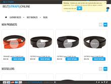 Tablet Screenshot of beltstrapsonline.com